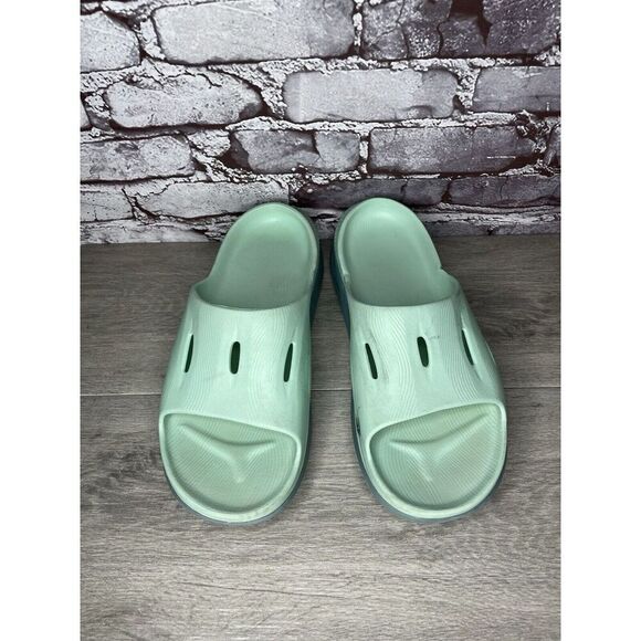 Hoka Ora Recovery Slides 3 Mist Green Trellis Slides Sandals Men Sz 12M US/45EU - Picture 10 of 16